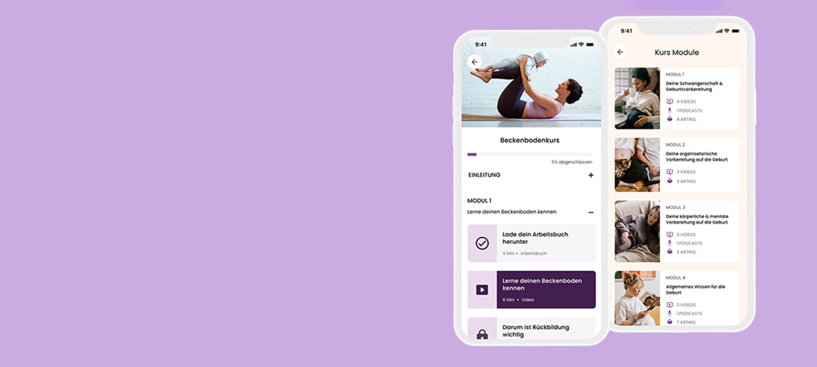 Mockup von Handys mit Keleya App